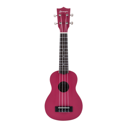 Boroughs B10USPK Soprano Ukulele, Pink