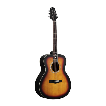 Boroughs B20ASB Beginner Auditorium Acoustic Guitar, Sunburst