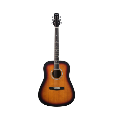 Boroughs B20DSB Beginner Dreadnought Acoustic Guitar, Sunburst