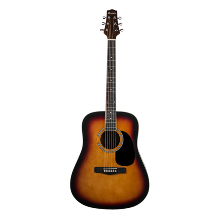 Boroughs B30DSB Dreadnought Acoustic Guitar, Sunburst