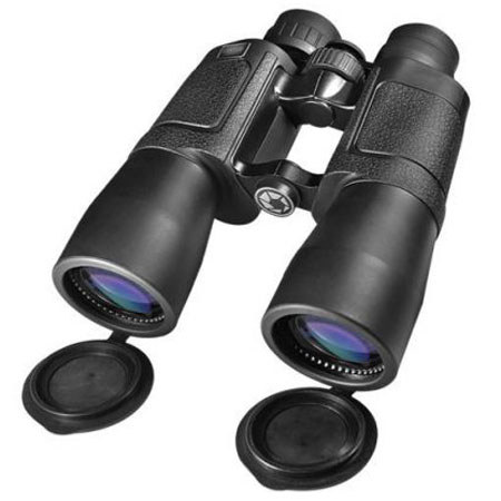 Barska 10x50 Storm Porro Prism Binocular, 5.6 Degree Angle of View, Black