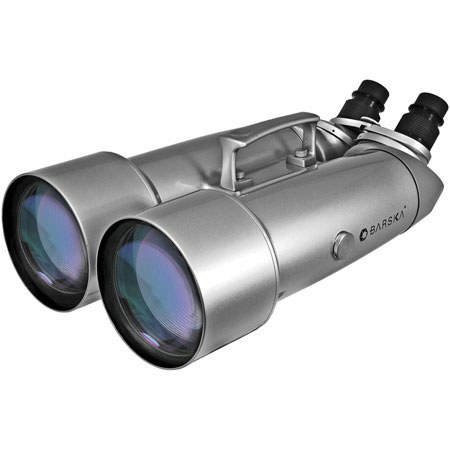 Barska 25 + 40 x 100 Blueline, Dual Power (25x100 and 40x100) Weather Resistant Porro Prism Binocular with 2.5° & 1.5° Angle Of View, with Tripod & Case, Champagne, U.S.A.