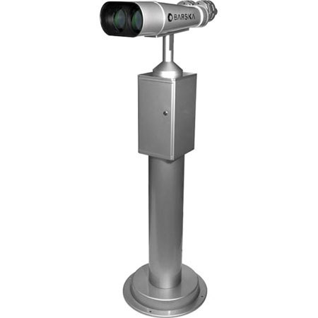 Barska 40 x 100 Blueline Jumbo Porro Prism Water Proof Binocular with 1.5 Degree Angle of View, with Coin Inserts, Coin Housing and Stand.