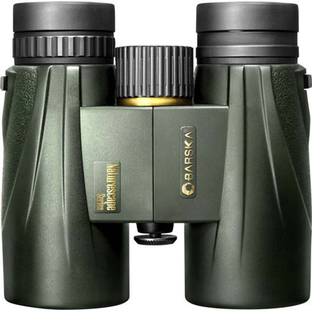 Barska 10x42 Naturescape Roof Prism Binocular, 5.6 Degree Angle of View, Green
