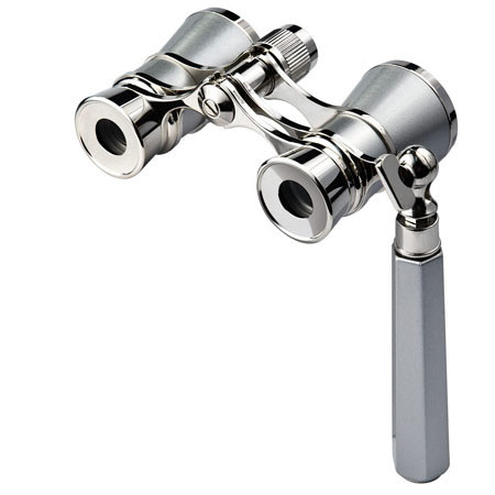 Barska 3 x 25 Blue Line Opera Glass, Silver with Handle