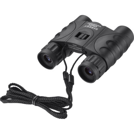Barska 10x25 Blueline WP Roof Prism Binocular, 5.8 Deg Angle of View, Black