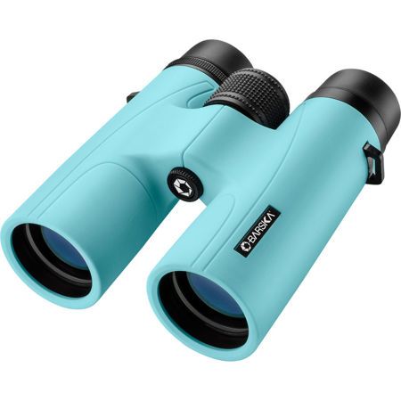 Barska 10x42 Crush Weather Resistant Roof Prism Binocular, 5.8 Deg AoV, Blue