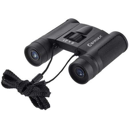 Barska 8x21 Lucid View Weather Resistant Roof Prism Binocular, 7.3 Deg AoV