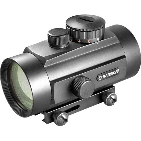 Barska 1x40mm Red Dot Rifle, Shotgun/Handgun Scope, Blk