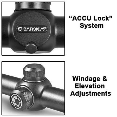Barska 1.5-4.5x20, Tactical Riflescope, FFP Mil Dot Reticle, 1" Center Tube