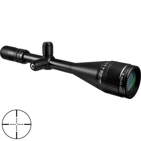 Barska 8-32x50mm Varmint Riflescope, Mil Dot Reticle, Adj Objective, 1" Tube