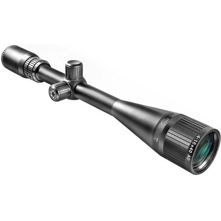 Barska 4-16x40 Varmint Riflescope, 30/30 Reticle, Adjust Objective, 1" Tube