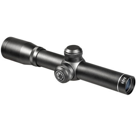 Barska 2 x 20 Compact Contour Riflescope, Matte Black