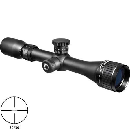 Barska 2-7x32mm .17 Rimfire Riflescope, 30/30 Cross Ret, Adjust Objective,1"Tube
