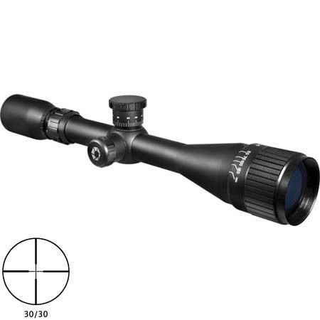 Barska 3-12x40mm 17 Rimfire Riflescope, 30/30 Cross Ret, Adjust Objective,1"Tube