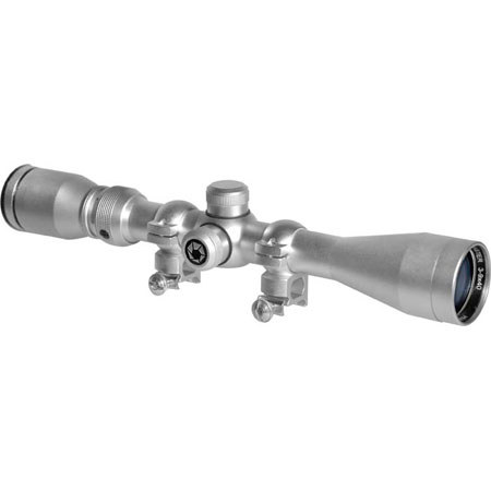 Barska 3-9x40mm Huntmaster Riflescope, 30/30 Cross Reticle, Matte Silver,1" Tube