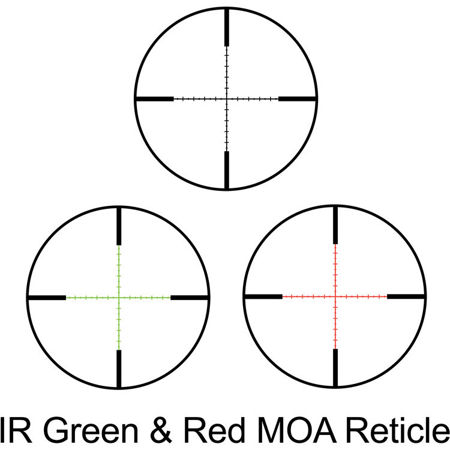Barska 3-12x50 Level Riflescope, Illum SFP MOA Reticle, Side Focus, 30mm Tube