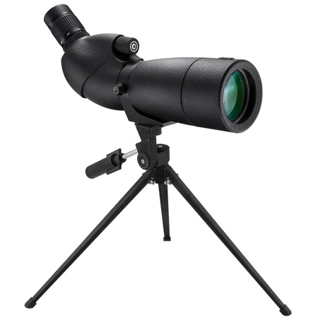 Barska 20-60x65 Water Proof Level Spotting Scope with Angled Eyepiece,