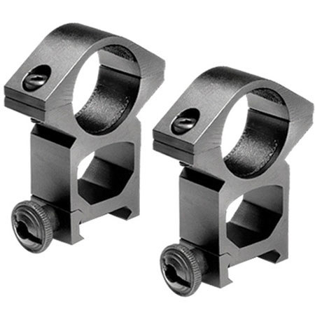 Barska 30mm Extra-High Weaver Style See-Through Rings, 2 Pack