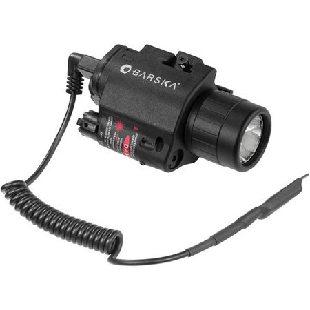 Barska Red Aiming Laser with 200 Lumen Flashlight