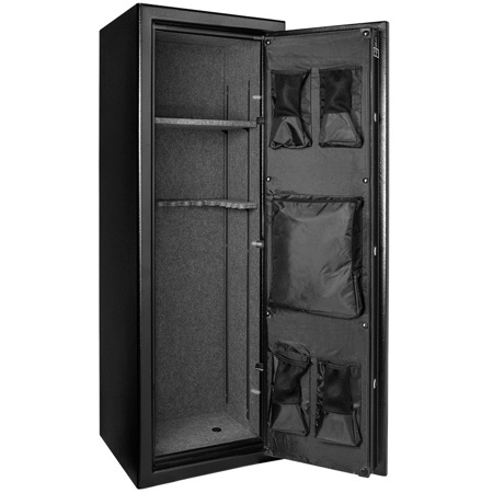 Barska FV-1000 8.47 Cubic Foot Tall Fireproof Vault Safe for 14 Rifles, Black