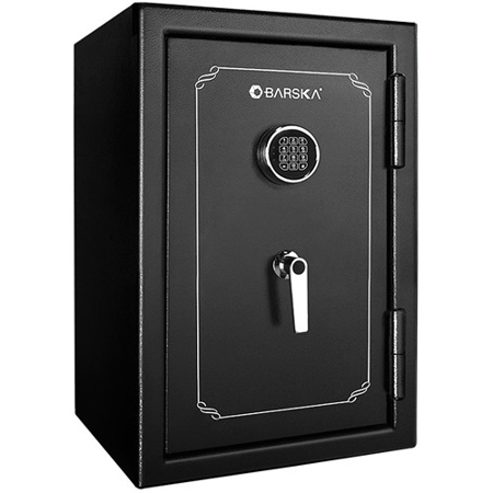 Barska FV-500 3.45 Cubic Foot Fireproof Vault Safe, Black