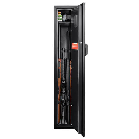 Barska HQ800 Cubic Foot Standard Quick Access Biometric Keypad 4 Rifle Safe