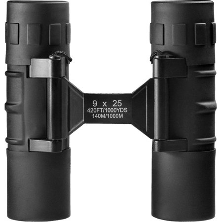 Barska 9x25 Focus Free Weather Resistant Roof Prism Binocular,5.7 Deg Angle View