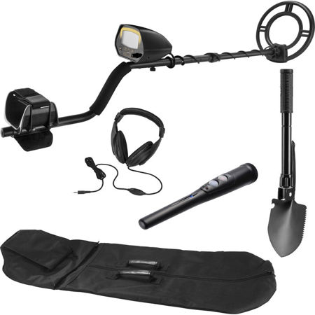 Barska Winbest Pursuit-200 Metal Detector, 10" Coil, Field Kit with Pinpointer