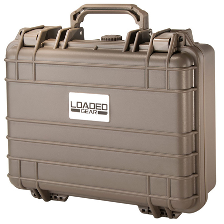 Barska Loaded Gear HD-200 Watertight Protective Hard Case with Foam, Dark Earth