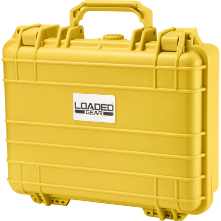 Barska Loaded Gear HD-200 Watertight Protective Hard Case with Foam, Yellow