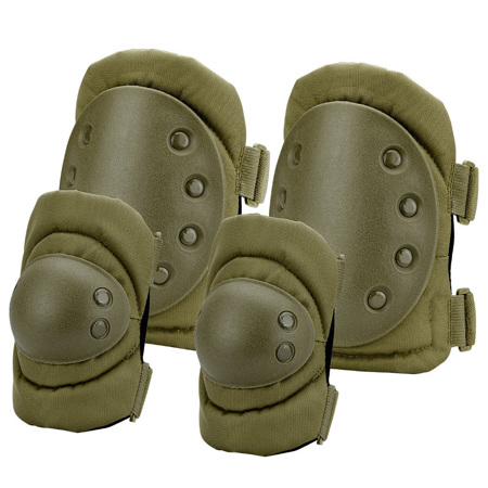 Barska Loaded Gear CX-400 Elbow and Knee Pad Set, OD Green
