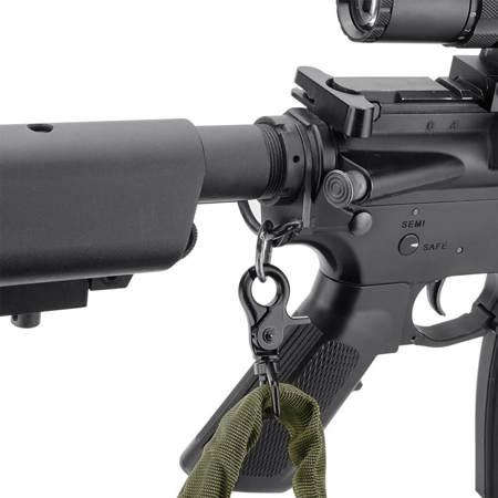 Barska Loaded Gear CX-100 Tactical Single Point Rifle Sling, OD Green