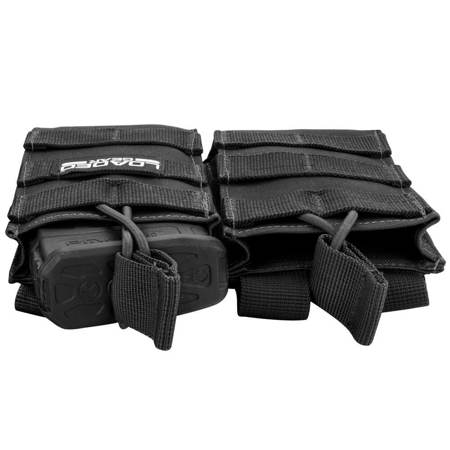 Barska Loaded Gear CX-850 Double Section Magazine Pouch, Black