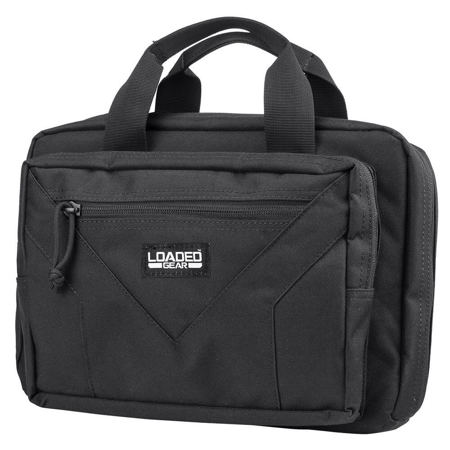 Barska Loaded Gear RX-800 12" Dual Tactical Pistol Bag, Black