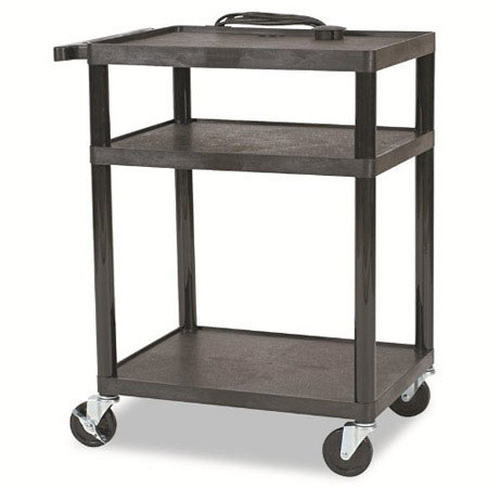 Balt All Service 3-Shelf Cart, Black