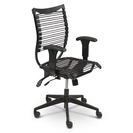 Balt Seatflex Series Banded-Managerial Swivel/Tilt Chair with Arms, Black