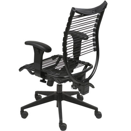 Balt BLT34448 Seatflex Series Swivel/Tilt Upholstered Managerial Chair, Black