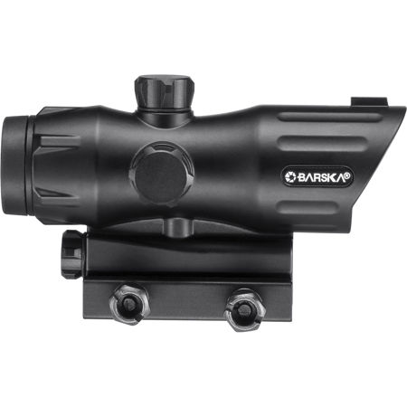 Barska 1x30 Tactical Electrosight with Red-Green 5 MOA Dot Reticle, Matte Black