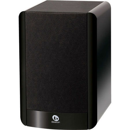 Boston Acoustics A 25 2-Way 5.25" Woofer Bookshelf Speaker, Gloss Black, Single