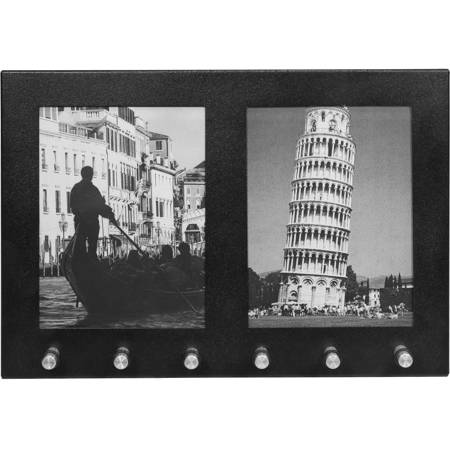 Barska 4x6" Two Section Picture Frame with 6 Position Key Holder