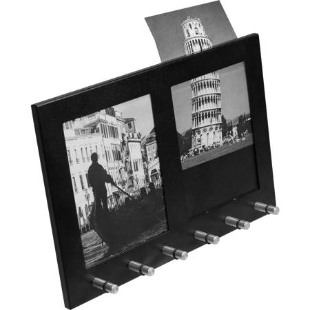 Barska 4x6" Two Section Picture Frame with 6 Position Key Holder
