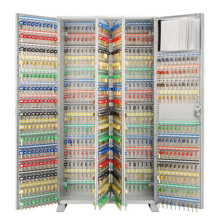 Barska 1170 Position Key Cabinet with Key Lock, Gray