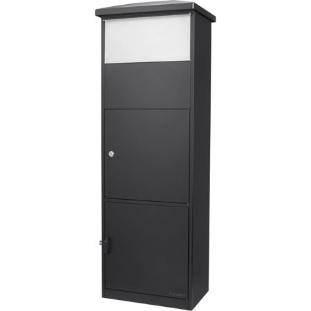 Barska MPB-600 Parcel Drop Box with Package Compartment, Black