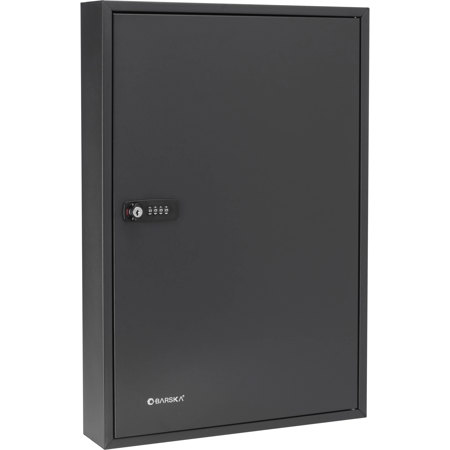Barska 100 Position Adjustable Key Cabinet with Combination Lock, Black