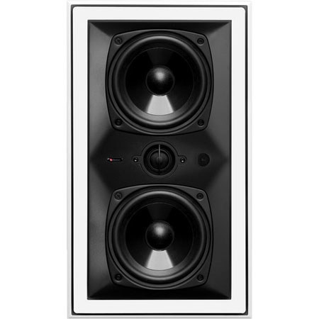 Boston Acoustics HSi 455W2 Dual 5.25" 2-Way In-Wall LCR Speaker, Single