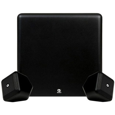 Boston Acoustics SoundWare XS 2.1-Channel Stereo Speaker System, Black