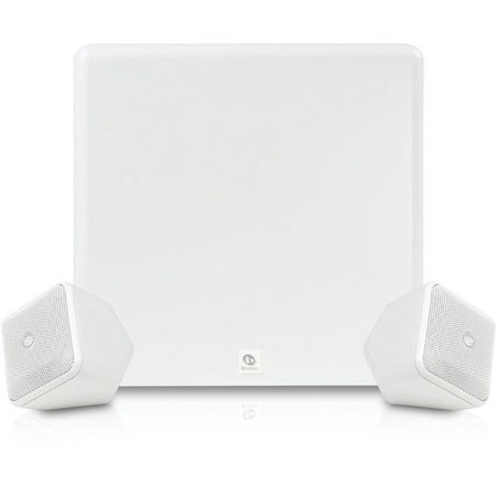 Boston Acoustics SoundWare XS 2.1-Channel Stereo Speaker System, White