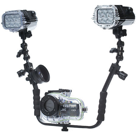 Bonica JVC GZ-HD320 Housing Lens Double Light Kit