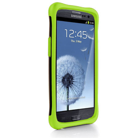 Ballistic Aspira Case for Samsung Galaxy S3, Black / Lime Green
